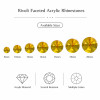 Rivoli Faceted Acrylic Rhinestones