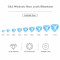 Wholesale Heart Pointed Back Acrylic Rhinestones