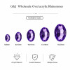 Wholesale Oval Pointed Back Acrylic Rhinestones