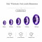 Wholesale Oval Pointed Back Acrylic Rhinestones