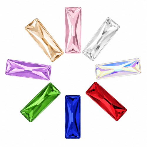 Wholesale Rectangle Pointed Back Acrylic Rhinestones