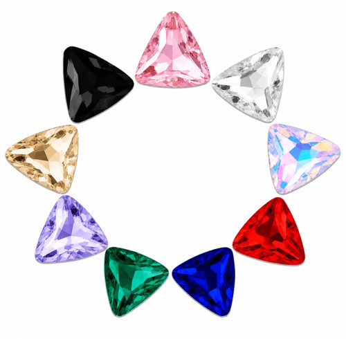 Wholesale Triangle Pointed Back Acrylic Rhinestones