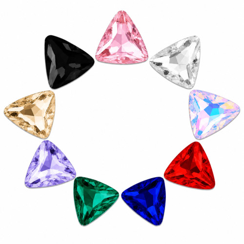 Wholesale Triangle Pointed Back Acrylic Rhinestones