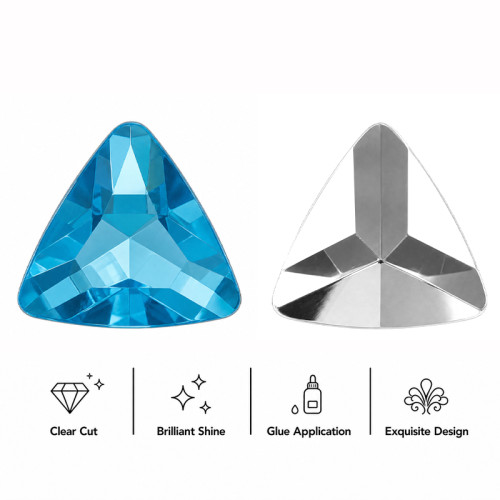 Wholesale Triangle Pointed Back Acrylic Rhinestones