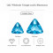 Wholesale Triangle Pointed Back Acrylic Rhinestones