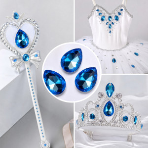 Wholesale Tear Drop Pointed Back Acrylic Rhinestones