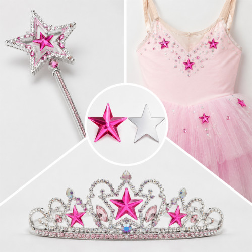 Star Flat Back Acrylic Rhinestones for Garments, Shoes and Bags