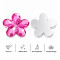 Flower Flat Back Acrylic Rhinestones for Garments, Shoes and Bags
