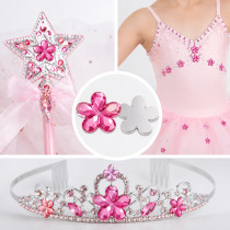 Flower Flat Back Acrylic Rhinestones for Garments, Shoes and Bags