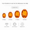 Oval Chamfered Acrylic Sew-On Rhinestones Two-Hole