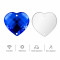 Heart Cabochon Acrylic Sew-On Rhinestones Two-Hole