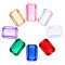 Flat Rectangle Chamfered Acrylic Sew-On Rhinestones Two-Hole
