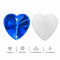 Heart Satellite Faceted Acrylic Sew-On Rhinestones Two-Hole