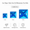 Square Resin Rhinestones | Two-Hole Sew-On | Apparel & Bridalwear |
