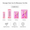 Rectangle Resin Rhinestones | Two-Hole Sew-On | Apparel & Bridalwear |