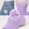 Flower Shape Resin Rhinestones | Two-Hole Sew-On | Apparel & Bridalwear |