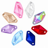 Axe Shape Resin Rhinestones | Two-Hole Sew-On | Apparel & Bridalwear |