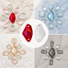 Axe Shape Resin Rhinestones | Two-Hole Sew-On | Apparel & Bridalwear |