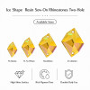 Ice Shape Resin Rhinestones | Two-Hole Sew-On | Apparel & Bridalwear |
