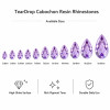 Wholesale Tear Drop Resin Cabochon Flatback Rhinestones | Apparel & Accessories