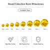 Wholesale Round Resin Cabochon Flatback Rhinestones | Apparel & Accessories