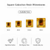 Wholesale Square Resin Cabochon Flatback Rhinestones | Apparel & Accessories