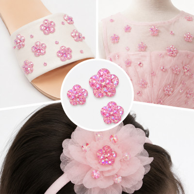 Wholesale Flower Pineapple Resin Rhinestones | Flatback | Apparel & Accessories