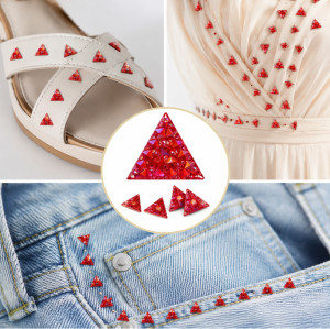 Wholesale Triangle Pineapple Resin Rhinestones | Flatback | Apparel & Accessories