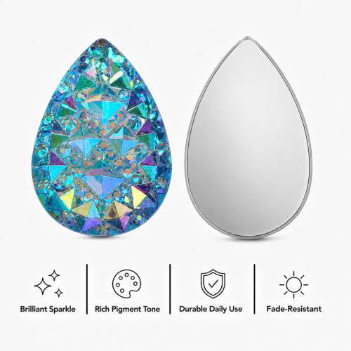 Wholesale Tear Drop Pineapple Resin Rhinestones | Flatback | Apparel & Accessories