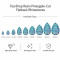 Wholesale Tear Drop Pineapple Resin Rhinestones | Flatback | Apparel & Accessories