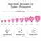 Wholesale Heart Pineapple Resin Rhinestones | Flatback | Apparel & Accessories