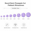 Wholesale Round Pineapple Resin Rhinestones | Flatback | Apparel & Accessories