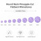 Wholesale Round Pineapple Resin Rhinestones | Flatback | Apparel & Accessories