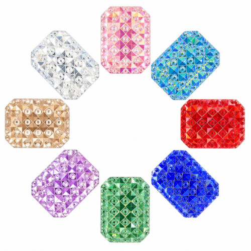 Wholesale Rectangle Pineapple Resin Rhinestones | Flatback | Apparel & Accessories