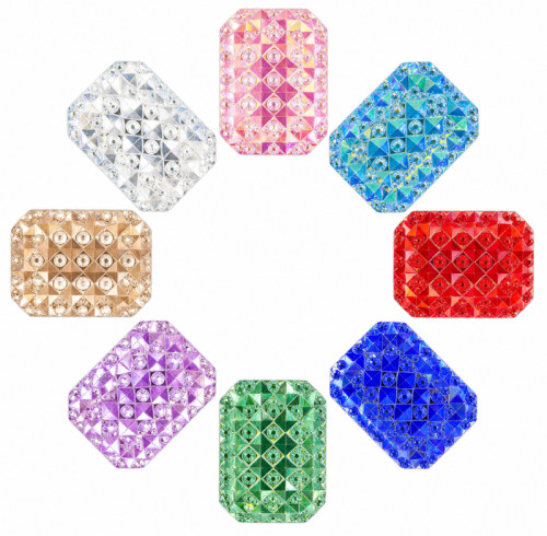 Wholesale Rectangle Pineapple Resin Rhinestones | Flatback | Apparel & Accessories
