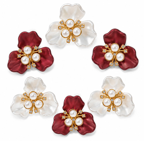 Wholesale Pearl Flower Rhinestones| Apparel & Accessories |Z002