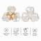 Wholesale Three-Petal Orchid Flower Rhinestones with Pearl Center | Apparel & Accessories | Z002