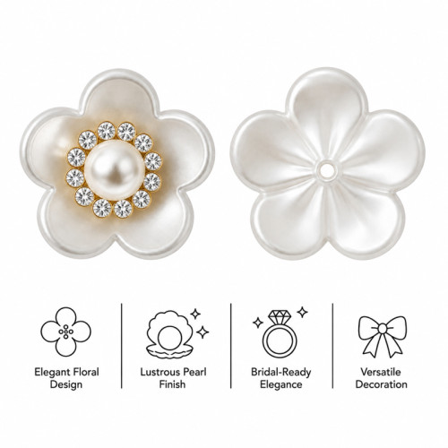 Wholesale Pearl Flower Rhinestones| Apparel & Accessories |Z008