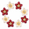 Wholesale Five-Petal Flower Flatback Rhinestones with Center Crystal | Apparel & Accessories |Z012