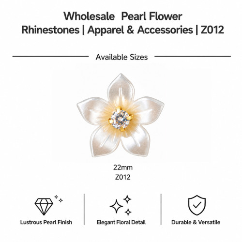 Wholesale Pearl Flower Rhinestones| Apparel & Accessories |Z012