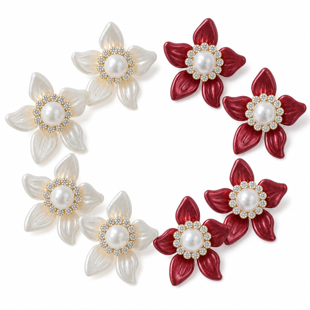 Wholesale Pearl Flower Rhinestones| Apparel & Accessories |Z013