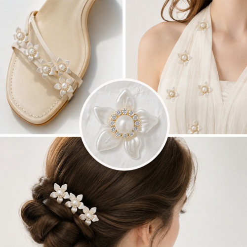 Wholesale Pearl Flower Rhinestones| Apparel & Accessories |Z013