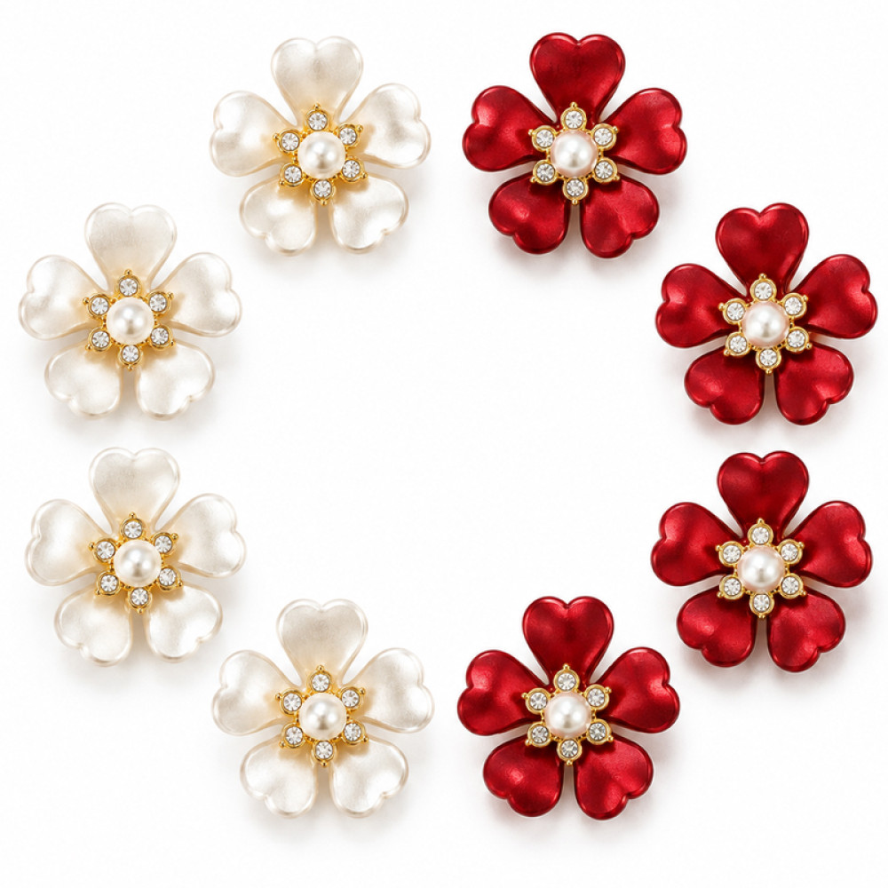 Wholesale Pearl Flower Rhinestones| Apparel & Accessories |Z014