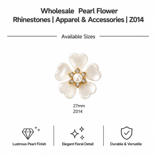 Wholesale Pearl Flower Rhinestones| Apparel & Accessories |Z014