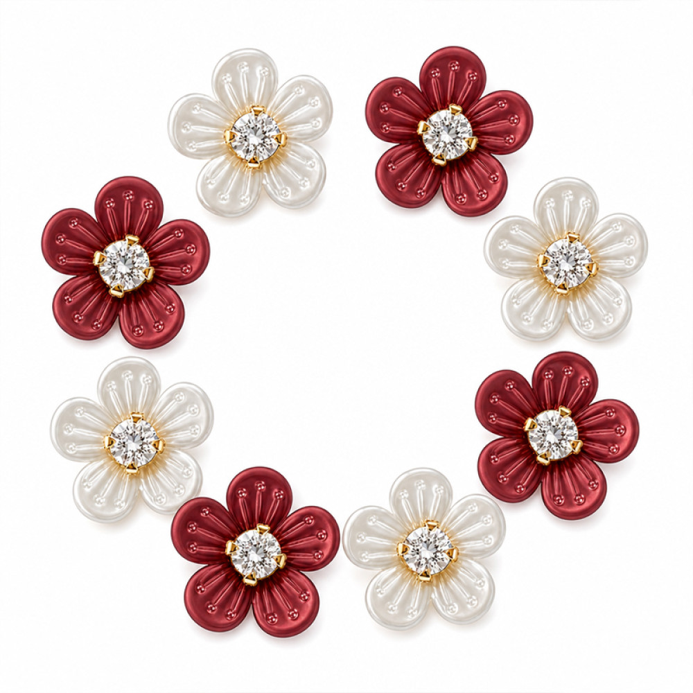 Wholesale Pearl Flower Rhinestones| Apparel & Accessories |Z015