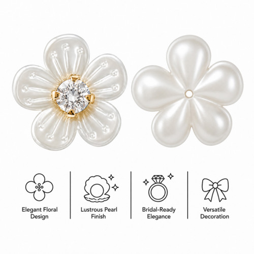 Wholesale Pearl Flower Rhinestones| Apparel & Accessories |Z015