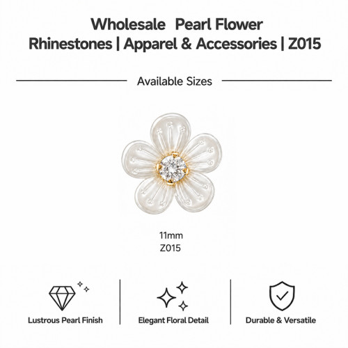 Wholesale Pearl Flower Rhinestones| Apparel & Accessories |Z015