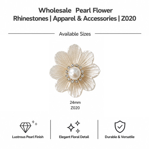 Wholesale Pearl Flower Rhinestones| Apparel & Accessories |Z020