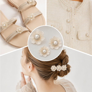 Wholesale Pearl Flower Rhinestones| Apparel & Accessories |Z020