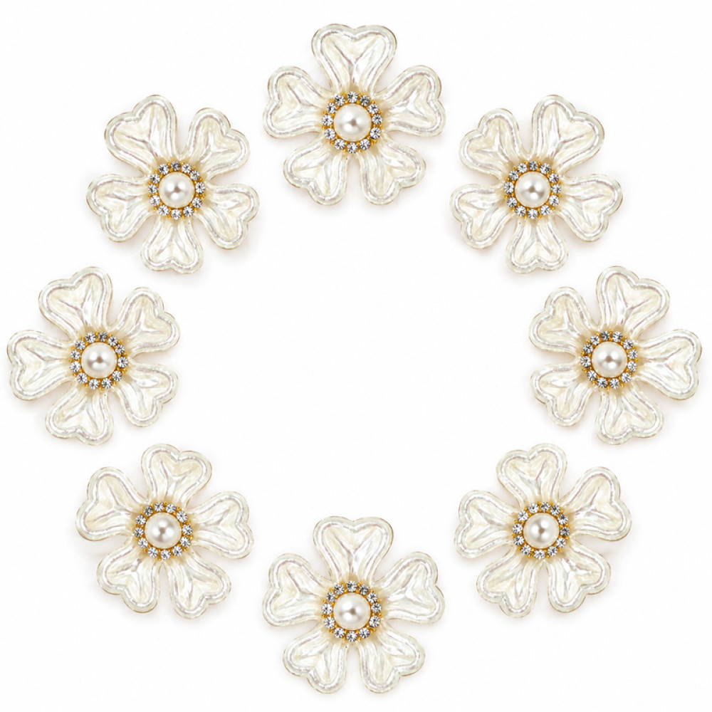 Wholesale Pearl Flower Rhinestones| Apparel & Accessories |Z026